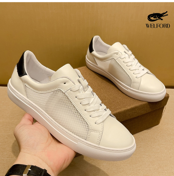 Men's Italian Handmade Summer Breathable Luxury Casual Leather Shoes