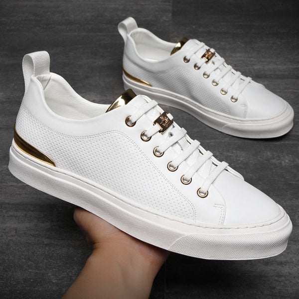 Italian Handmade Breathable Casual Leather Shoes